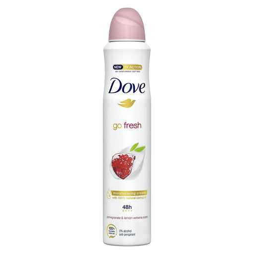 Desodorizante em Spray Dove Go Fresh Romã Limão 200 ml