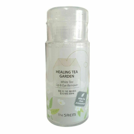Água Micelar desmaquilhante The Saem Healing Tea Garden Chá Branco Olhos Lábios (150 ml)