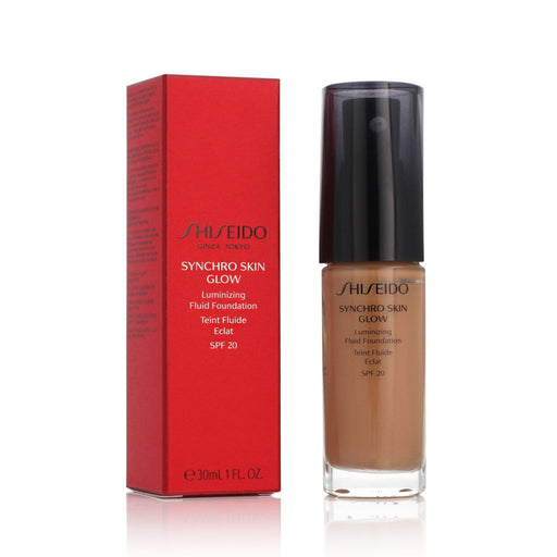 Base de Maquillaje Fluida Shiseido Synchro Skin Glow Nº 05 Golden Spf 20 30 ml