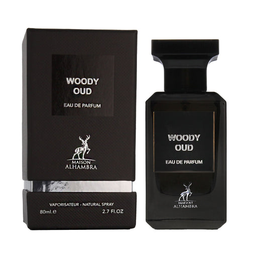 Perfume Unisex Maison Alhambra Woody Oud EDP 80 ml