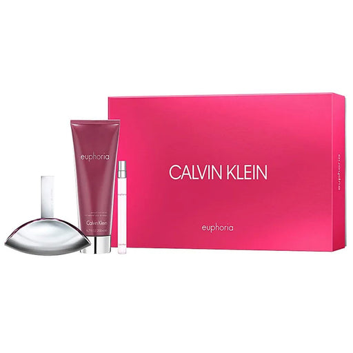 Set de Perfume Mujer Calvin Klein 3 Piezas Euphoria